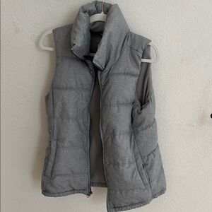 Women's Gray Puffer Vest